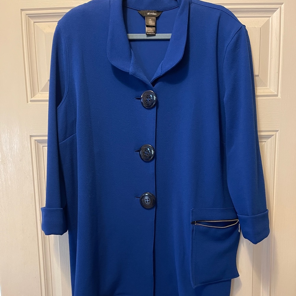 Royal Blue Oversized Blazer